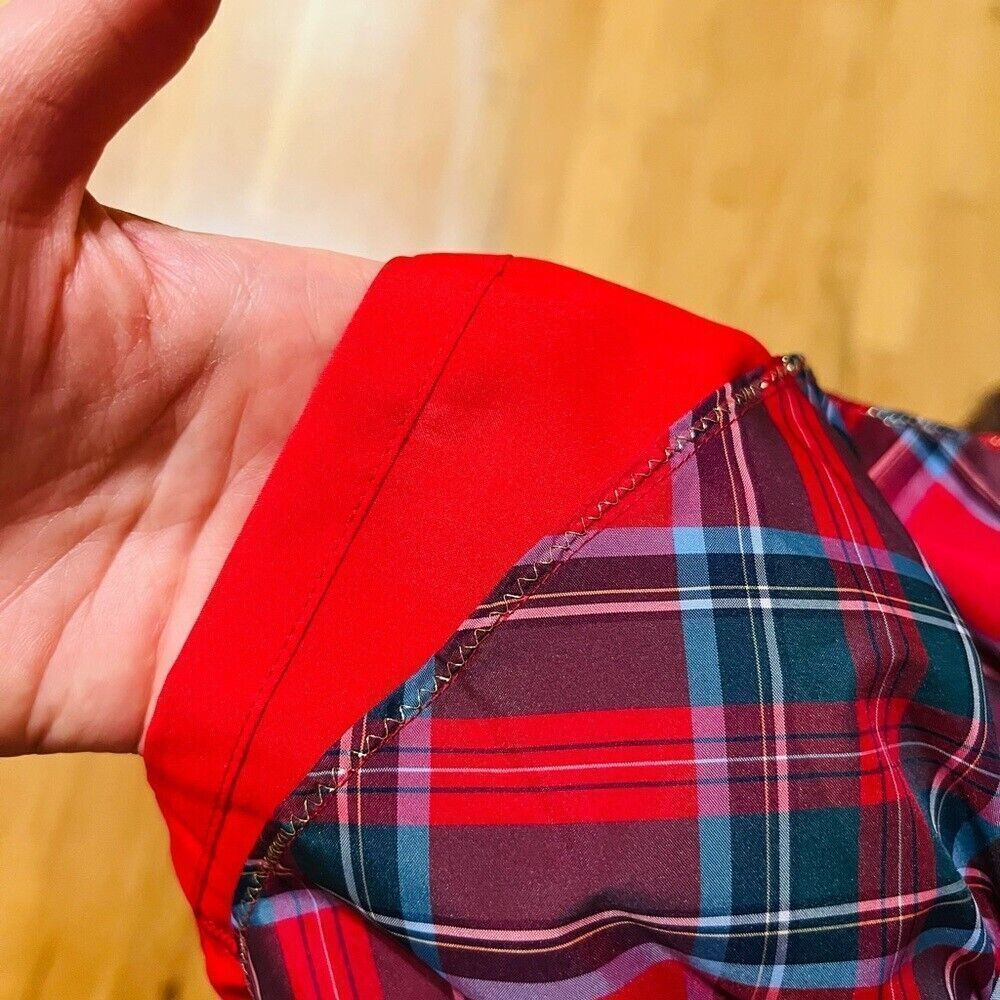 Vineyard Vines Girls' Nantucket Tartan Taffeta Dress (Size 16) - Picture 11 of 14